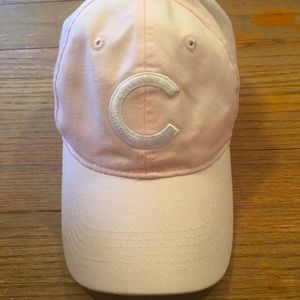 Chicago Cubs Baseball Cap, Light Pink